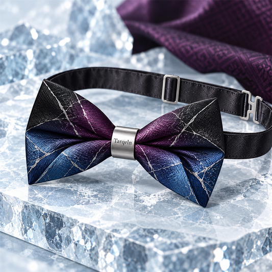 Tarqeln Midnight Mosaic Bow Tie